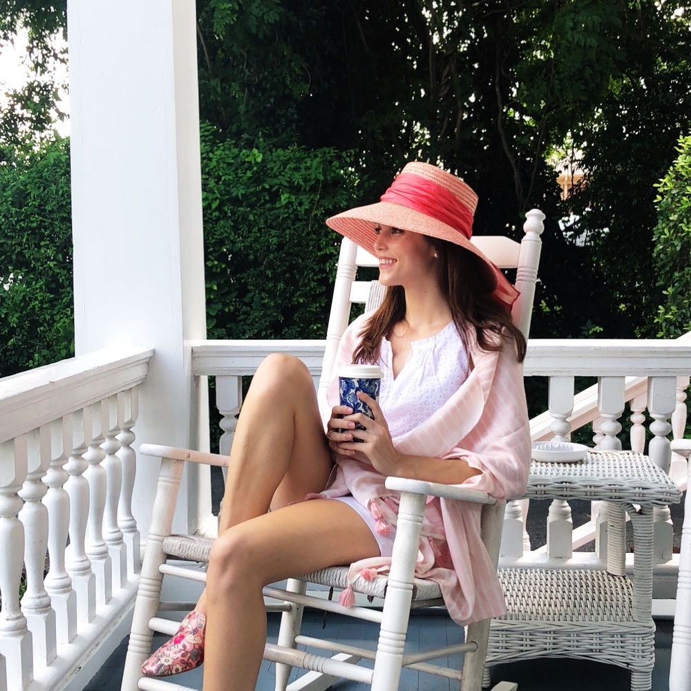 Eugenia Kim Pink Mirabel Sunhat
